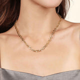 14K White Gold Necklace NK6827-17Y4JJJ