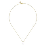 14K White Gold Necklace NK7056Y45JJ