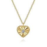 14K Yellow Gold, 14K White Gold Necklace NK7063M45JJ