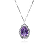 Sterling Silver (925) Necklace NK7096SVJAM