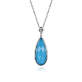 Sterling Silver (925) Necklace NK7106-24SVJXT