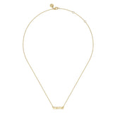 14K White Gold Necklace NK7109Y4JJJ