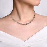 Sterling Silver (925) Necklace NK7111SVJJJ