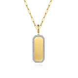 14K White Gold Necklace NK7134Y45JJ