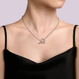 Sterling Silver (925) Necklace NK7160SVJJJ