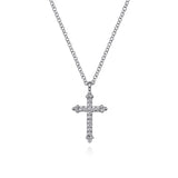 14K White Gold Necklace NK7178W45JJ