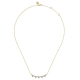 14K White Gold Necklace NK7181Y45JJ
