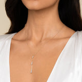 14K White Gold Necklace NK7209Y45JJ