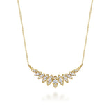 14K White Gold Necklace NK7250Y45JJ