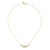 14K White Gold Necklace NK7250Y45JJ