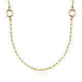 14K White Gold Necklace NK7356-32Y4JJJ