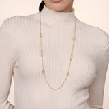 14K White Gold Necklace NK7356-32Y4JJJ