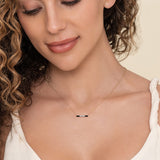 14K White Gold Necklace NK7375E8Y45JJ
