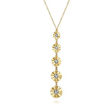 14K Yellow Gold, 14K White Gold Necklace NK7395M45JJ