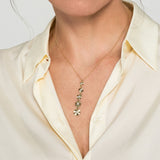 14K Yellow Gold, 14K White Gold Necklace NK7395M45JJ