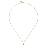 14K Yellow Gold, 14K White Gold Necklace NK7429M45JJ