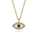 14K White Gold Necklace NK7438E9Y45SA