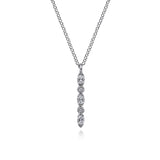 14K White Gold Necklace NK7439W45JJ