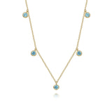 14K White Gold Necklace NK7489Y4JBT