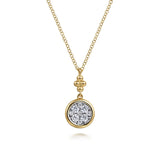 14K Yellow Gold, 14K White Gold Necklace NK7512M45JJ