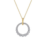 14K Yellow Gold, 14K White Gold Necklace NK7518M45JJ