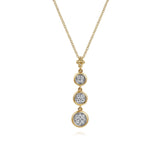 14K Yellow Gold, 14K White Gold Necklace NK7522M45JJ