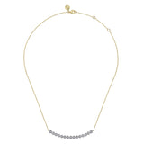 14K Yellow Gold, 14K White Gold Necklace NK7547M45JJ