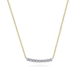 14K Yellow Gold, 14K White Gold Necklace NK7551M4JWS