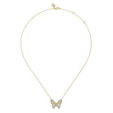14K Yellow Gold, 14K White Gold Necklace NK7557M45JJ