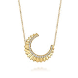 14K White Gold Necklace NK7559Y45JJ