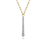 14K Yellow Gold, 14K White Gold Necklace NK7561M45JJ