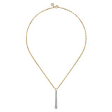14K Yellow Gold, 14K White Gold Necklace NK7561M45JJ