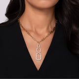 14K Yellow Gold, 14K White Gold Necklace NK7565M45JJ