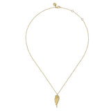 14K White Gold Necklace NK7570Y45JJ