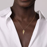 14K White Gold Necklace NK7570Y45JJ