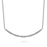 14K White Gold Necklace NK7592W45JJ