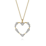 14K White Gold Necklace NK7629Y45JJ