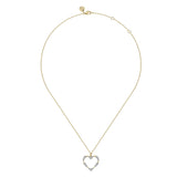 14K White Gold Necklace NK7629Y45JJ