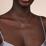 14K White Gold Necklace NK7629Y45JJ