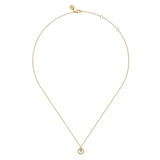 14K White Gold Necklace NK7660Y4JWS