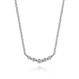 14K White Gold Necklace NK7665W4JWS