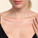 14K White Gold Necklace NK7665W4JWS