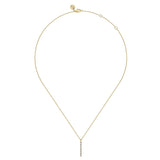 14K White Gold Necklace NK7671Y4JWS