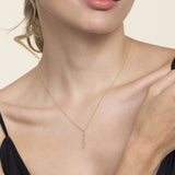 14K White Gold Necklace NK7671Y4JWS