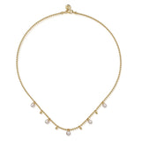 14K White Gold Necklace NK7690Y4JPL