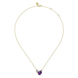 14K Yellow Gold, 14K White Gold Necklace NK7695M45AM
