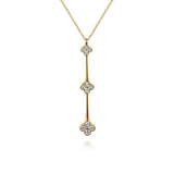 14K White Gold Necklace NK7701Y45JJ