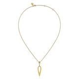 14K White Gold Necklace NK7702Y4JJJ