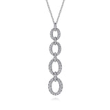 14K White Gold Necklace NK7706W45JJ