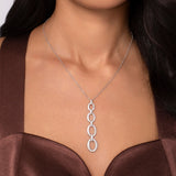 14K White Gold Necklace NK7706W45JJ